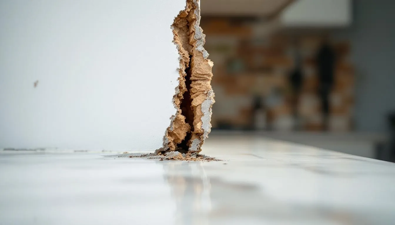 Countertop Separation from Wall